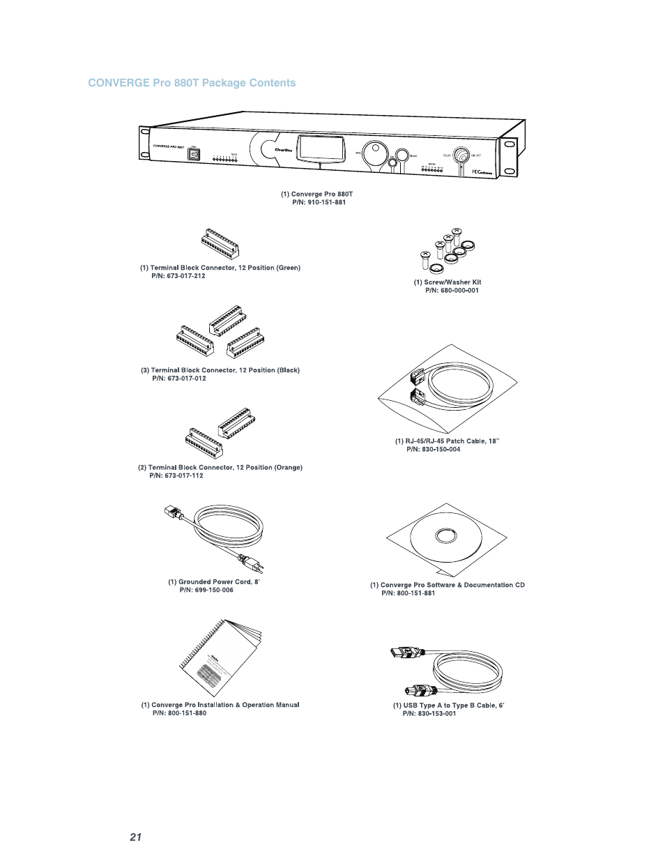 ClearOne Converge Pro User Manual | Page 26 / 380