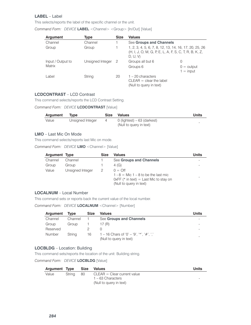 ClearOne Converge Pro User Manual | Page 289 / 380