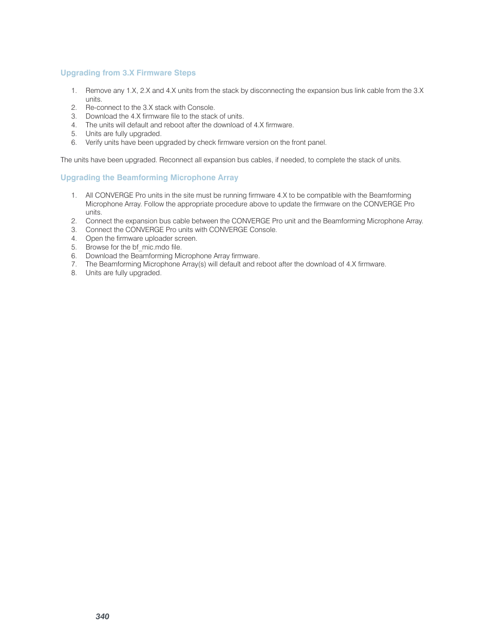 ClearOne Converge Pro User Manual | Page 345 / 380