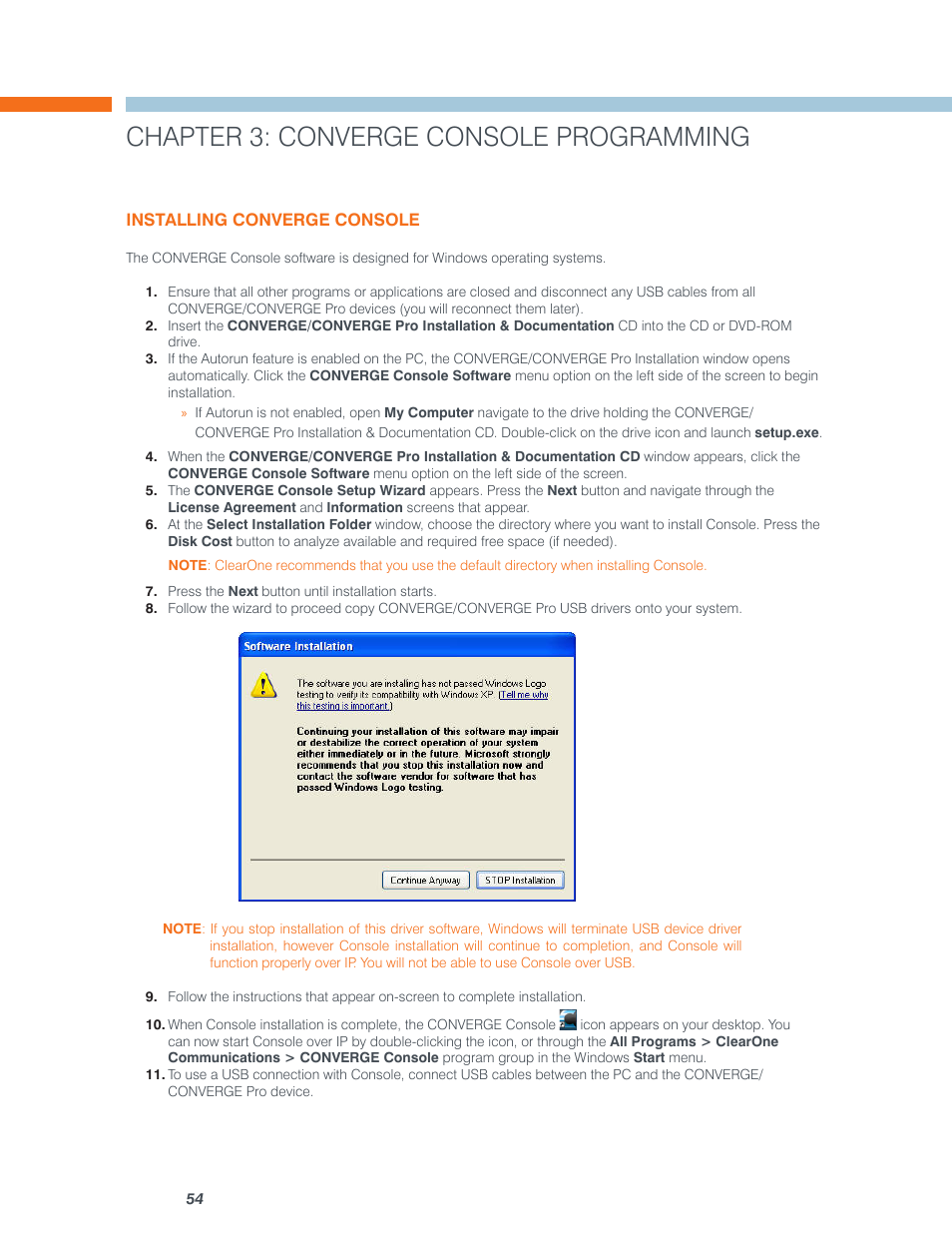 Chapter 3: converge console programming | ClearOne Converge Pro User Manual | Page 59 / 380