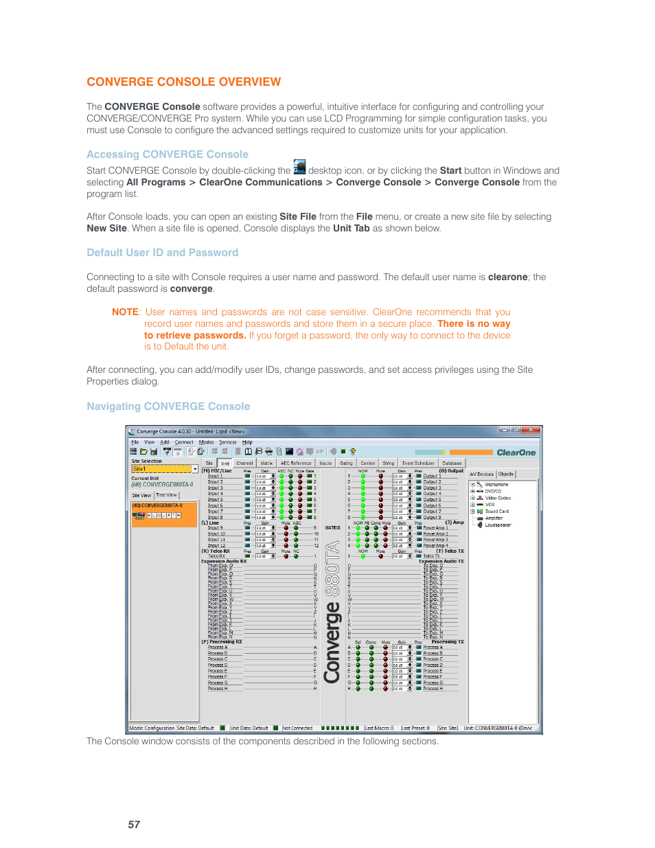 ClearOne Converge Pro User Manual | Page 62 / 380