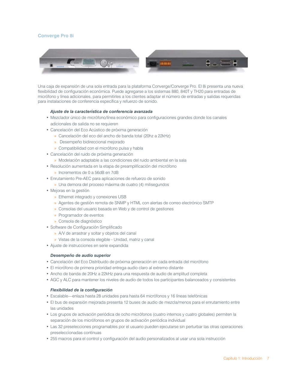 ClearOne Converge Pro User Manual | Page 11 / 270