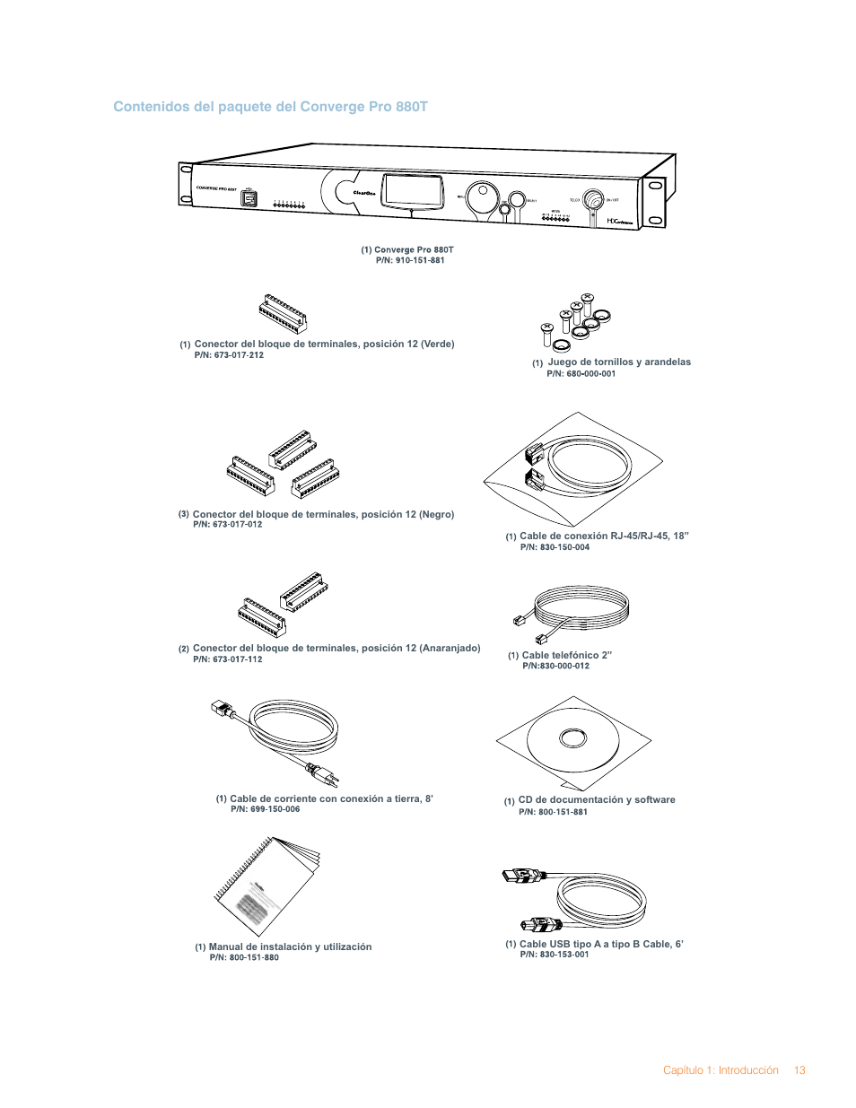 ClearOne Converge Pro User Manual | Page 17 / 270