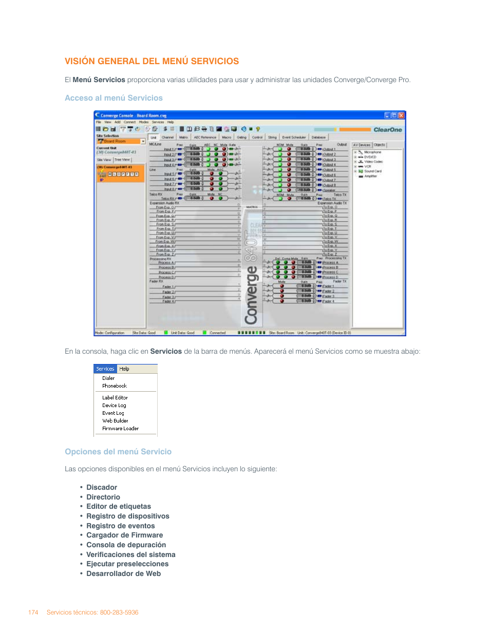 ClearOne Converge Pro User Manual | Page 178 / 270