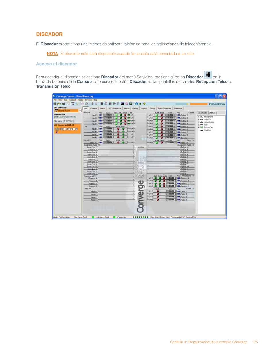 ClearOne Converge Pro User Manual | Page 179 / 270