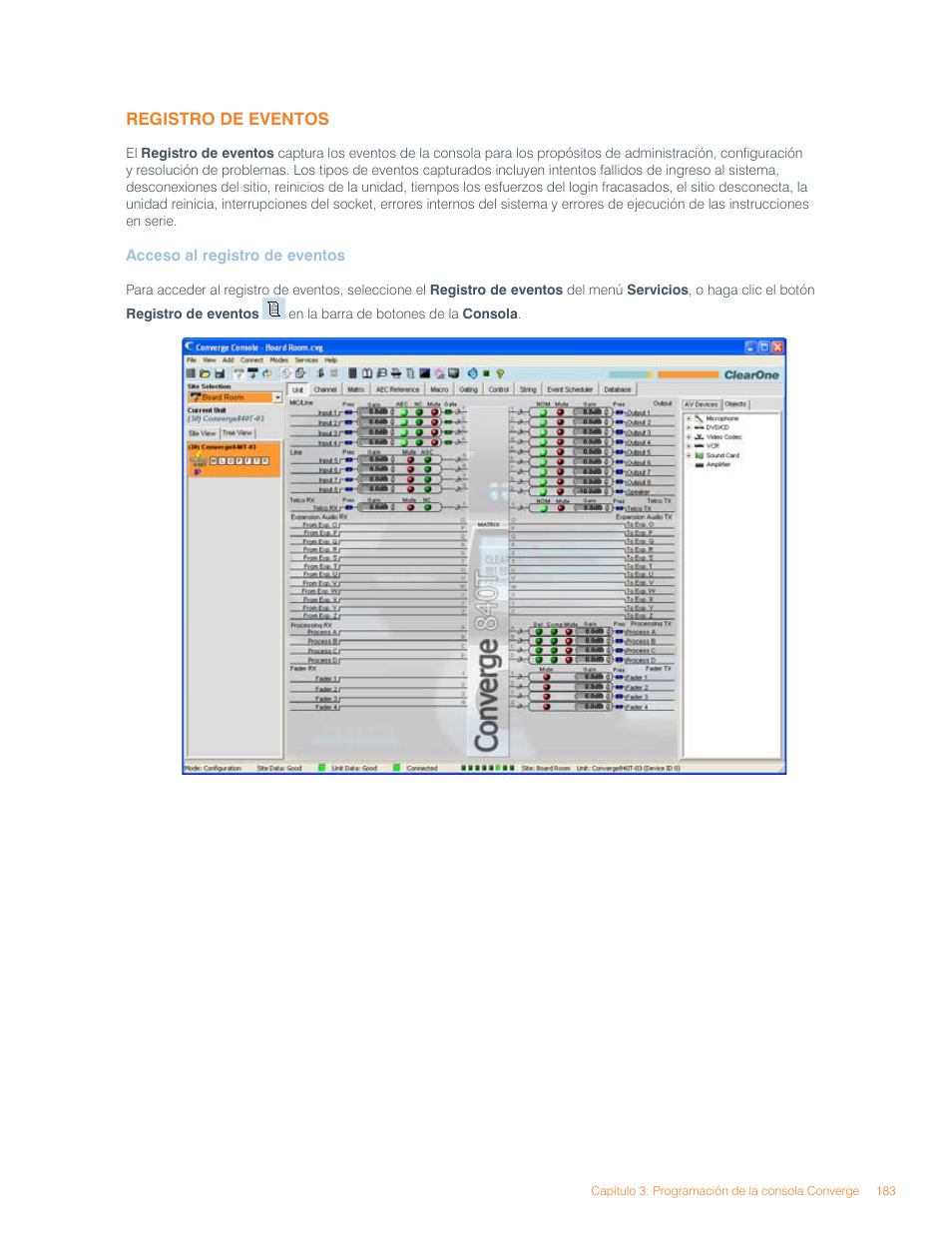 ClearOne Converge Pro User Manual | Page 187 / 270