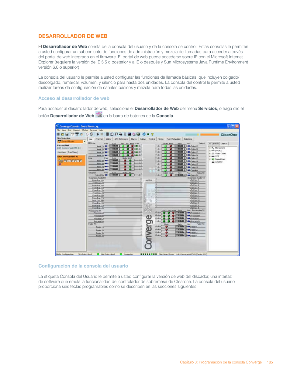 ClearOne Converge Pro User Manual | Page 189 / 270