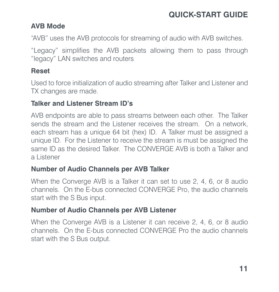 ClearOne Connect AVB User Manual | Page 13 / 16