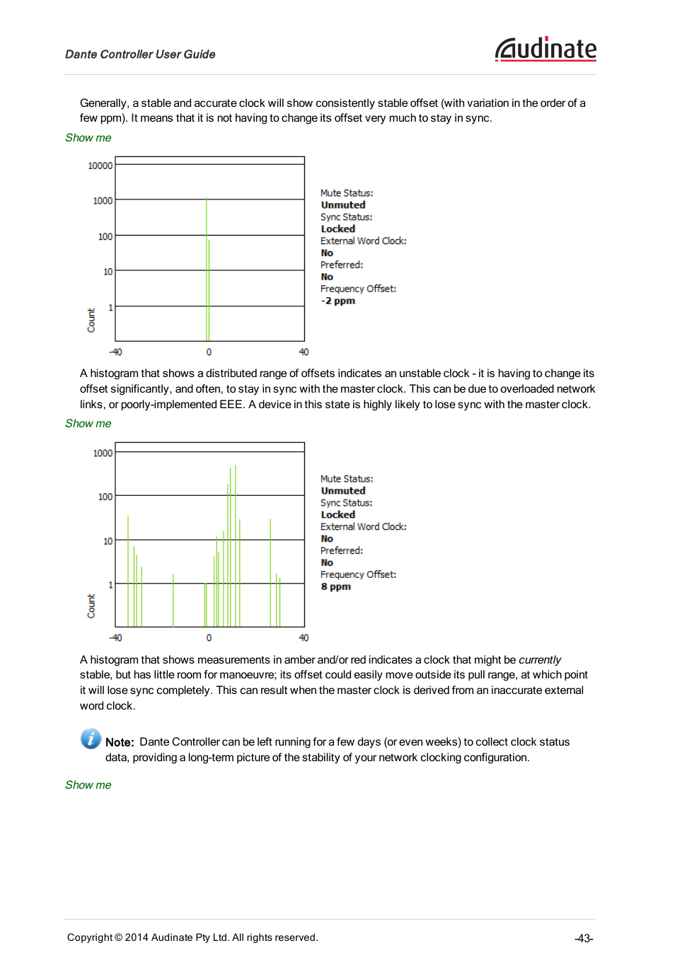 ClearOne Dante Controller User Manual | Page 43 / 82