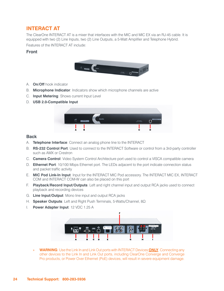 Interact at | ClearOne Interact Manual User Manual | Page 29 / 68