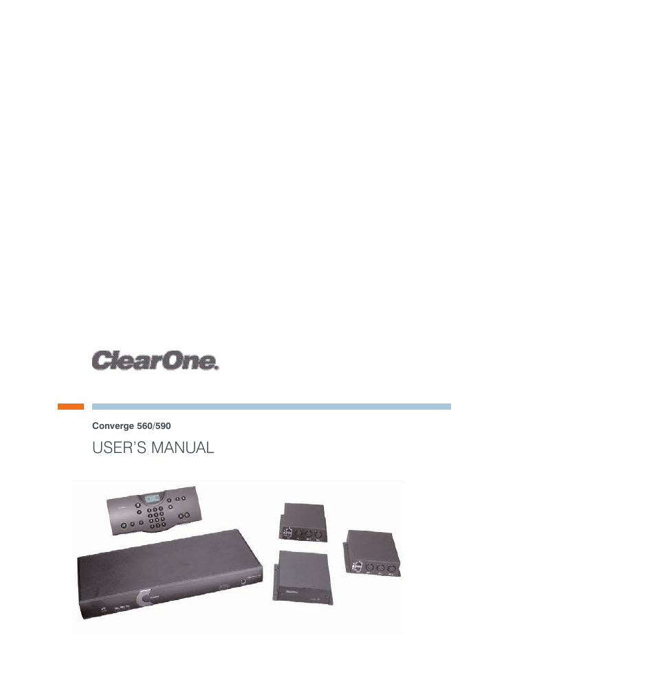 ClearOne Converge 590 User Manual | 136 pages