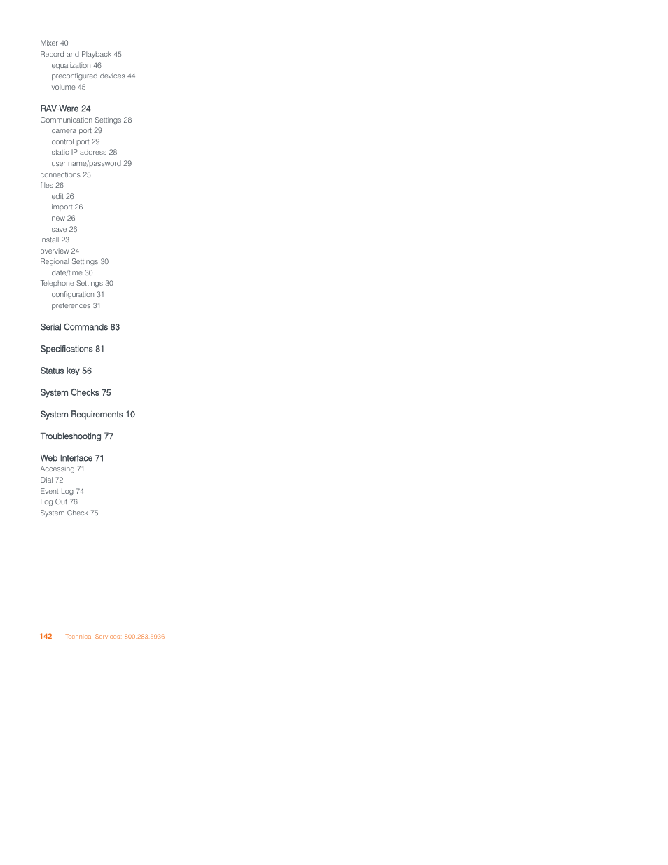 ClearOne Converge 590 User Manual | Page 136 / 136