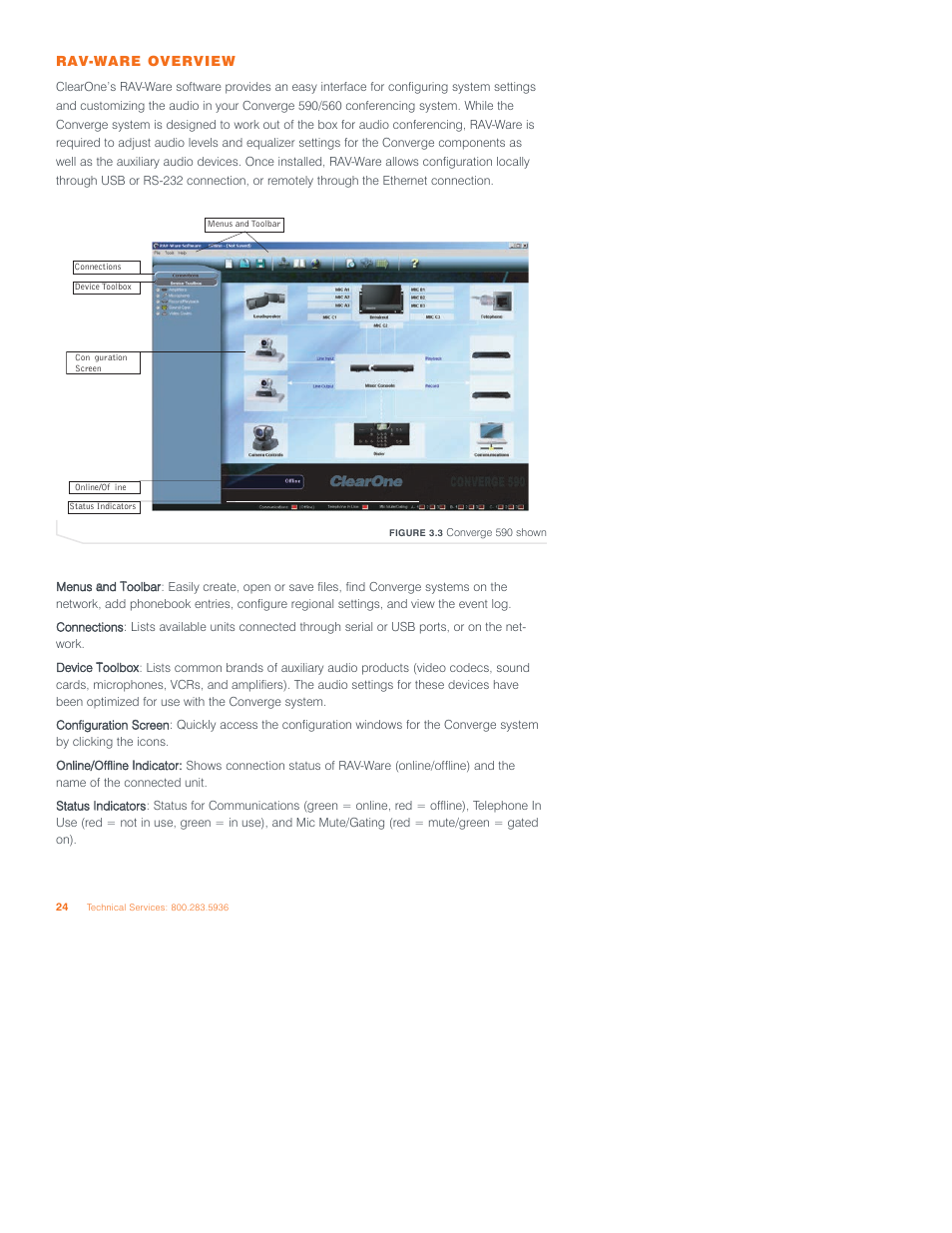 ClearOne Converge 590 User Manual | Page 24 / 136