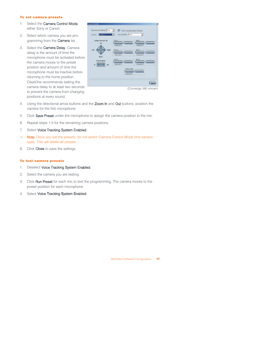 ClearOne Converge 590 User Manual | Page 47 / 136