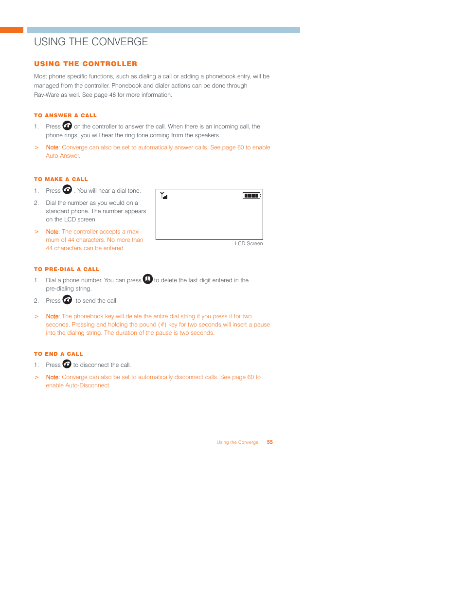 Using the converge | ClearOne Converge 590 User Manual | Page 55 / 136