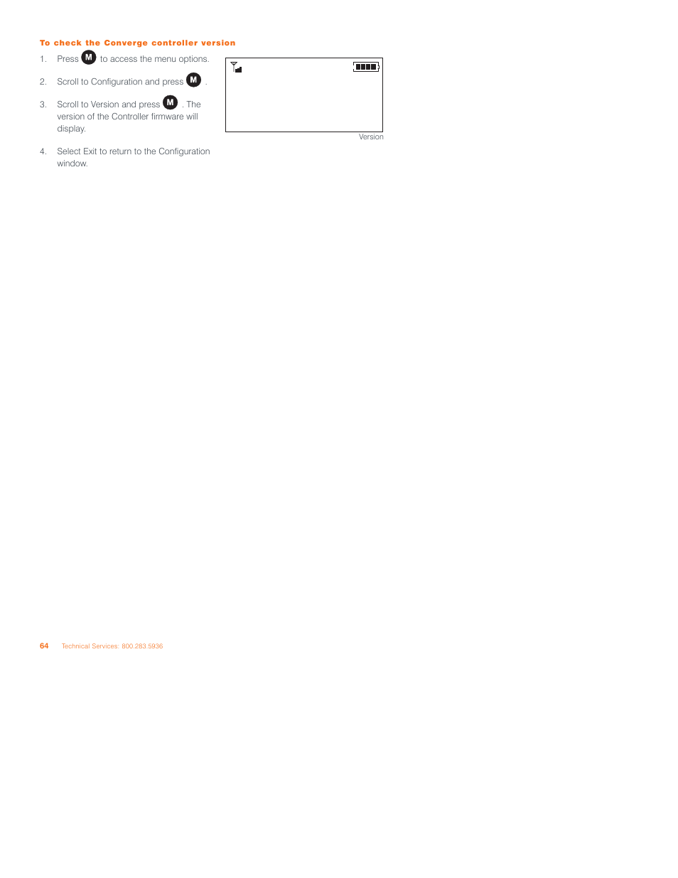 Version exit 1.0.0 | ClearOne Converge 590 User Manual | Page 64 / 136