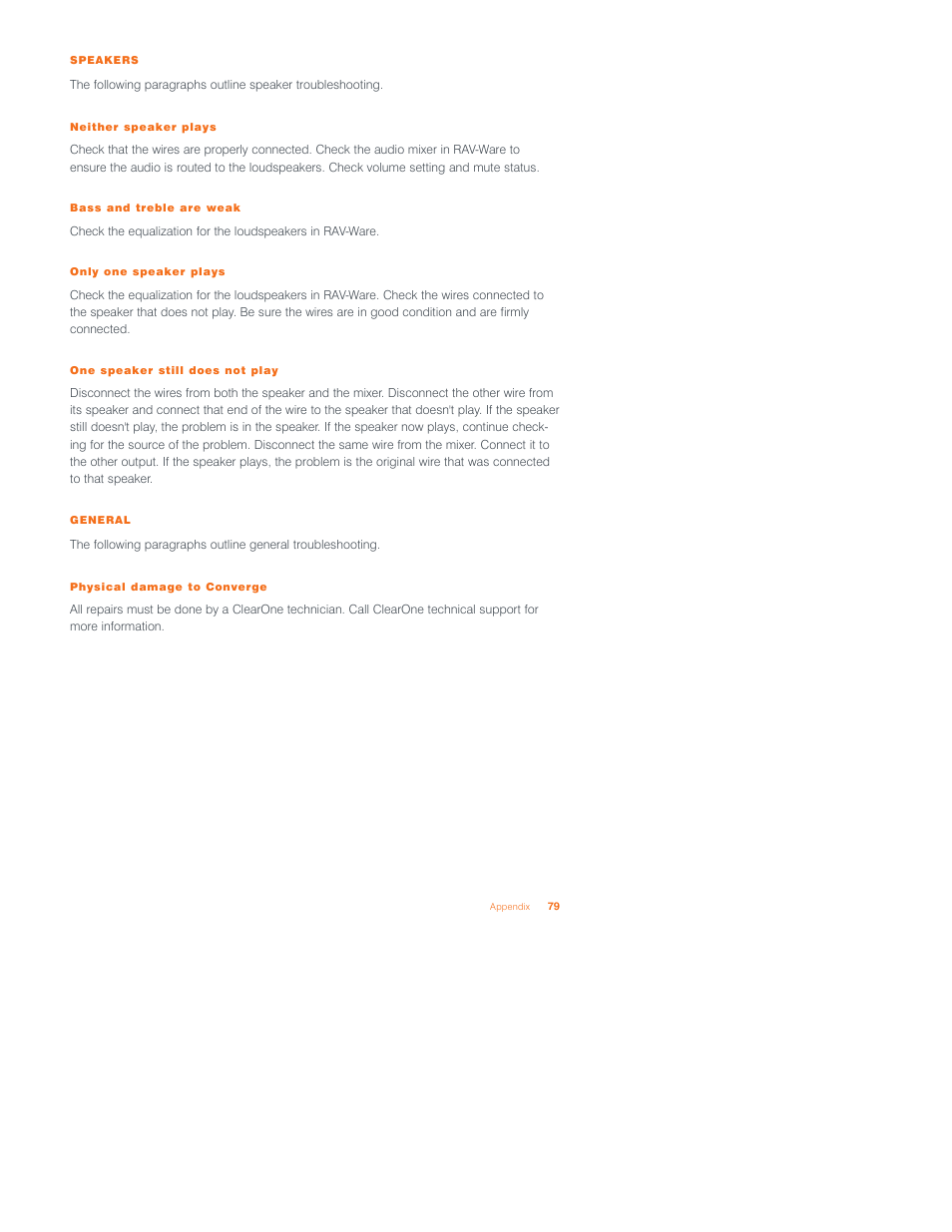 ClearOne Converge 590 User Manual | Page 73 / 136
