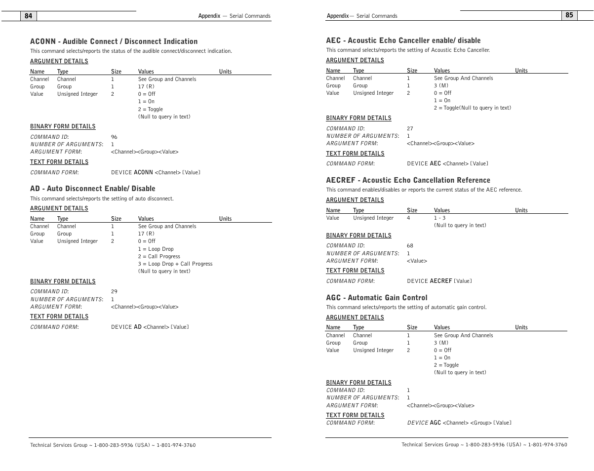 ClearOne RAV 900 User Manual | Page 45 / 63