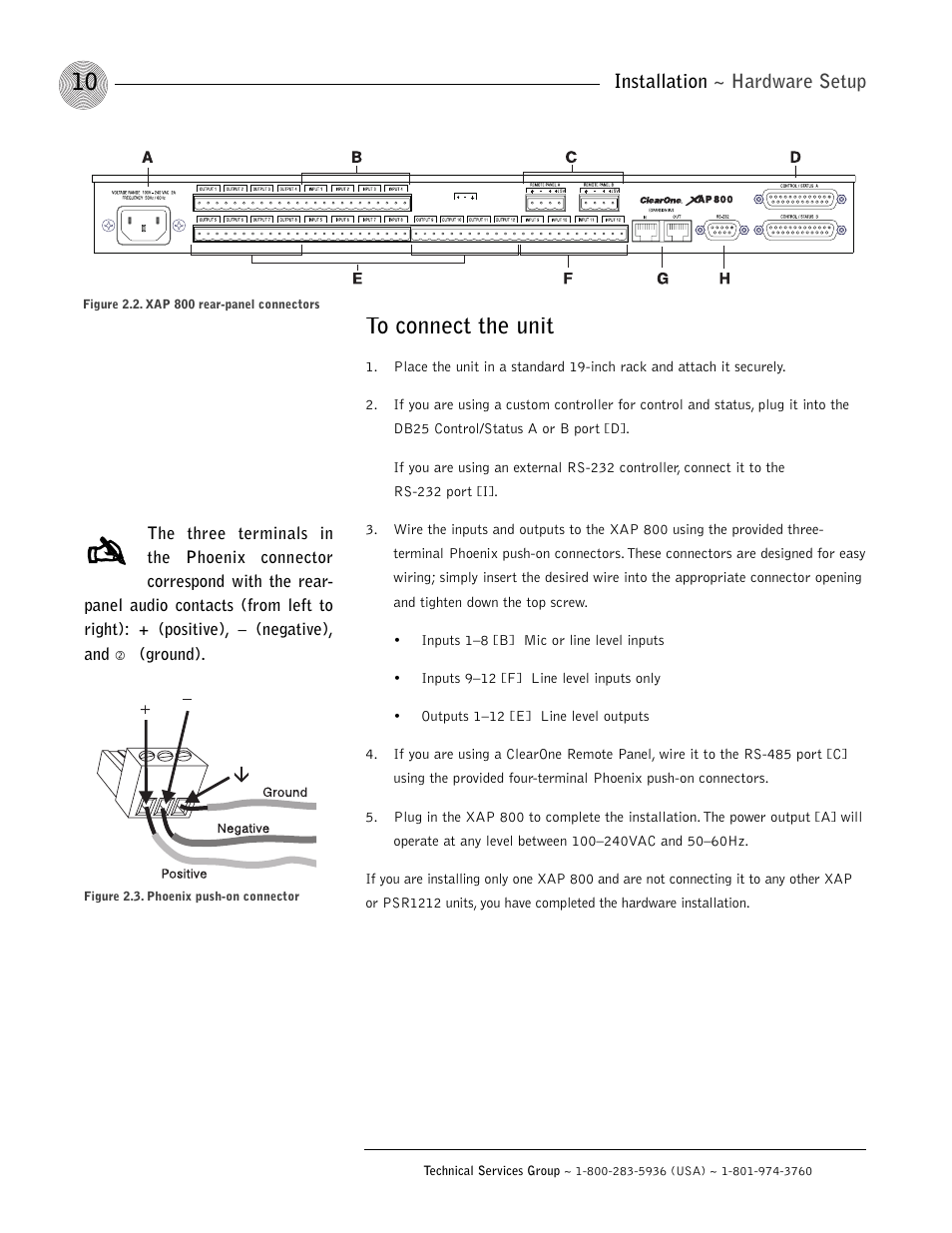 ClearOne XAP 800 User Manual | Page 16 / 149