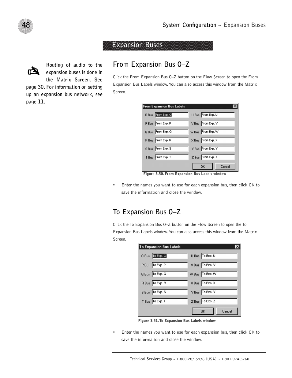 Expansion buses | ClearOne XAP 800 User Manual | Page 54 / 149