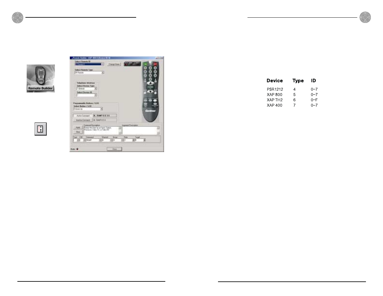 Configuring g-ware remote builder | ClearOne XAP IR Remote User Manual | Page 5 / 11