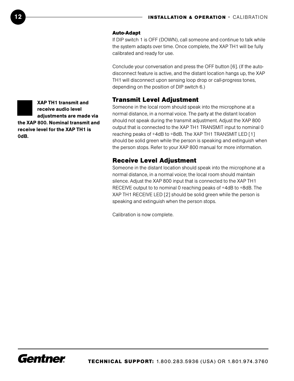 ClearOne XAP TH1 User Manual | Page 16 / 36