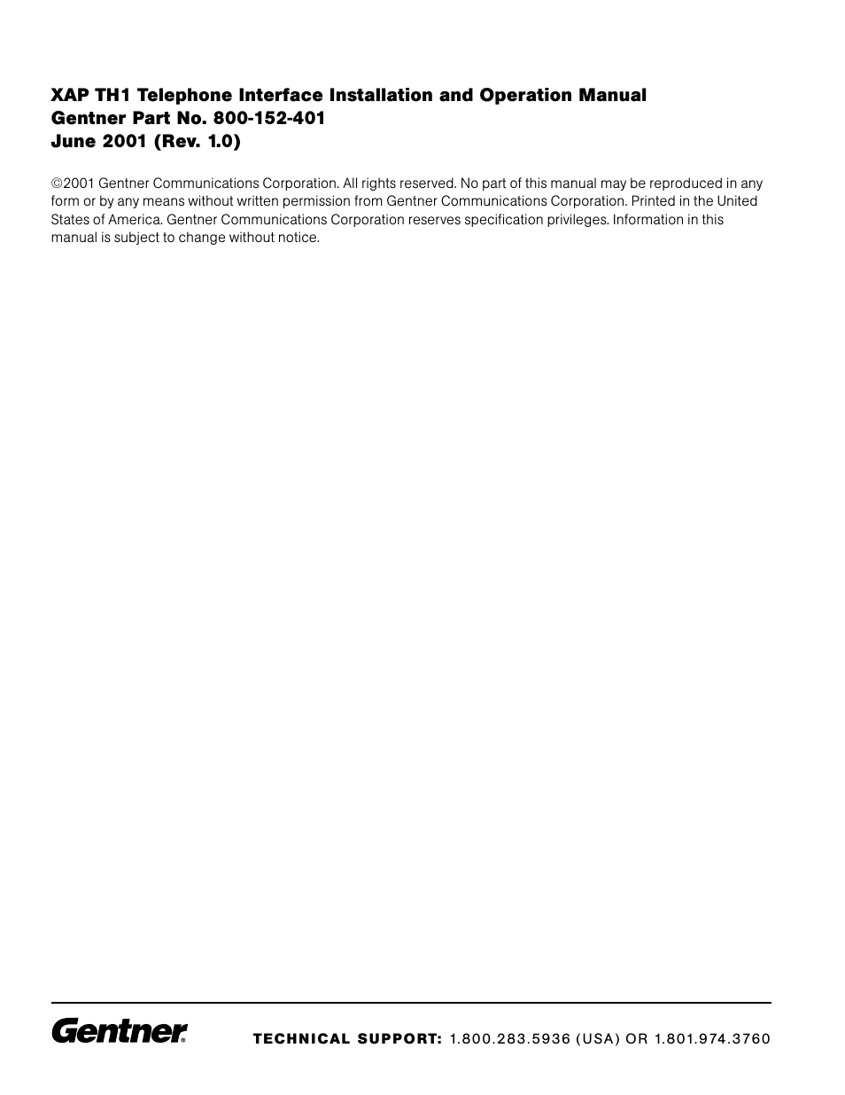 ClearOne XAP TH1 User Manual | Page 2 / 36
