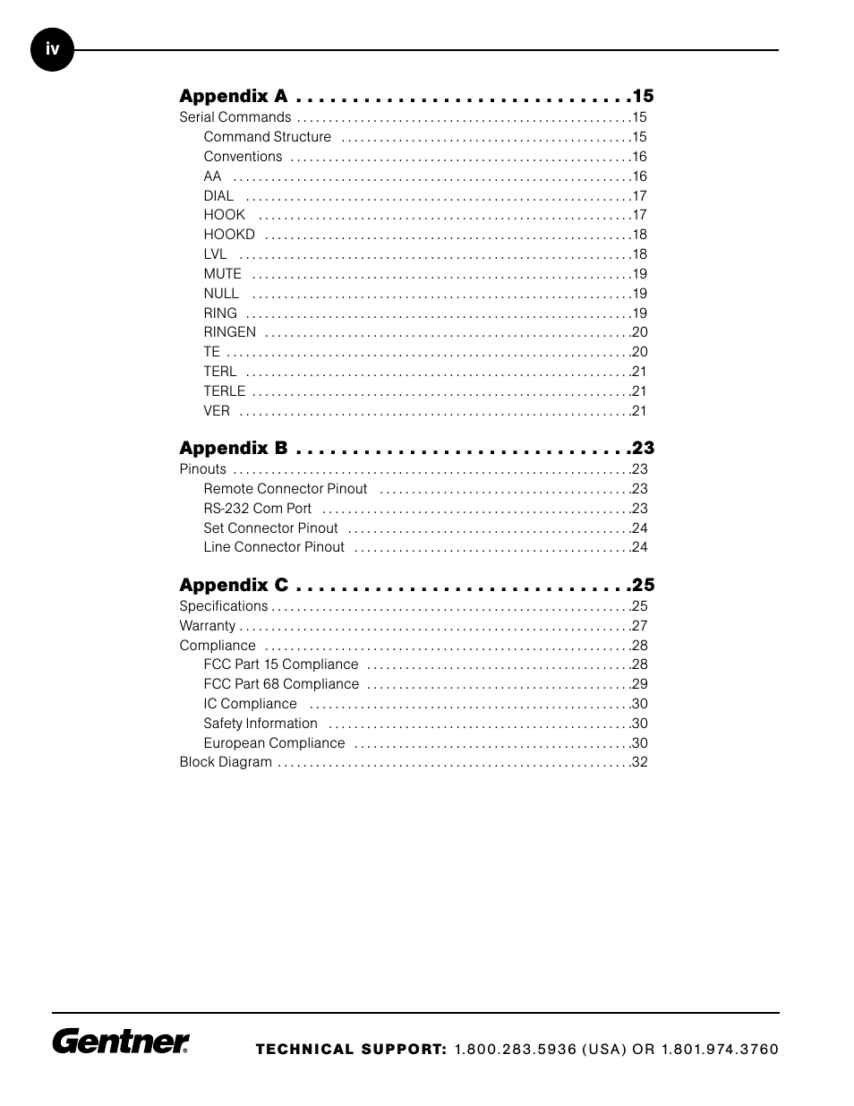 ClearOne XAP TH1 User Manual | Page 4 / 36