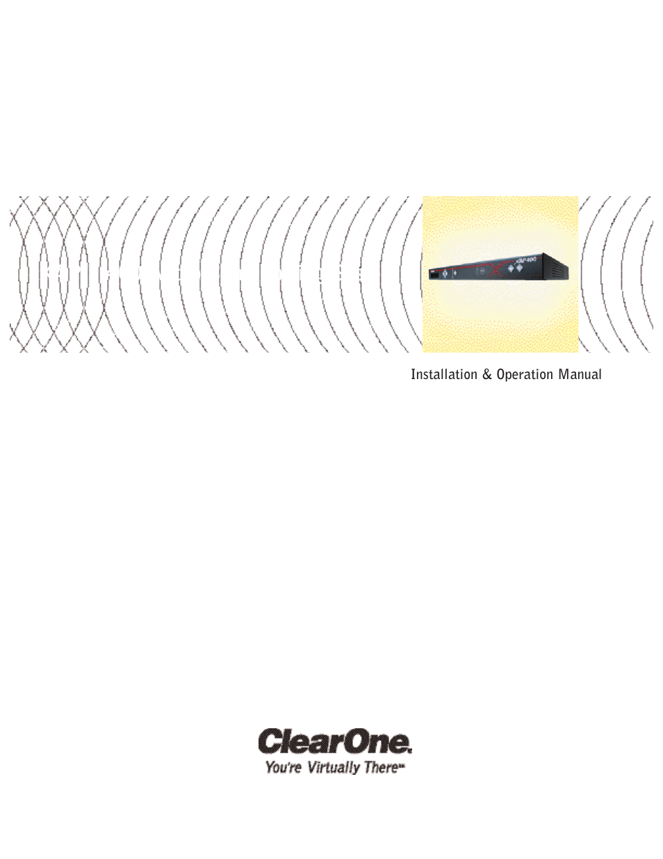 ClearOne XAP400 User Manual | 173 pages