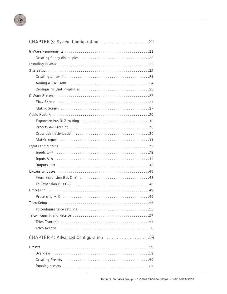 ClearOne XAP400 User Manual | Page 4 / 173