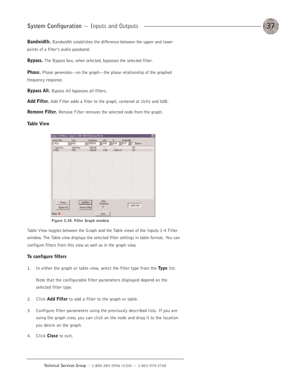 System configuration ~ inputs and outputs | ClearOne XAP400 User Manual | Page 43 / 173