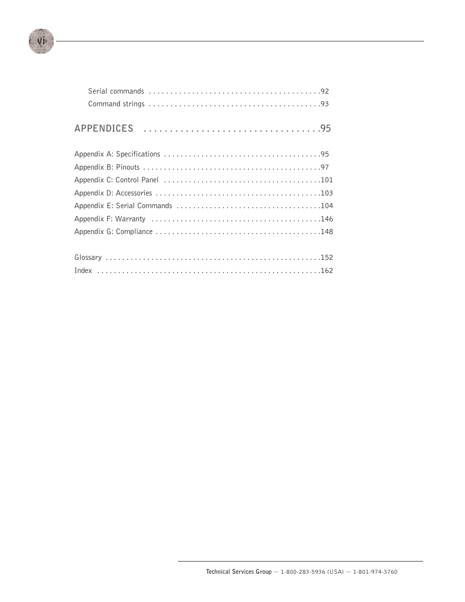 ClearOne XAP400 User Manual | Page 6 / 173