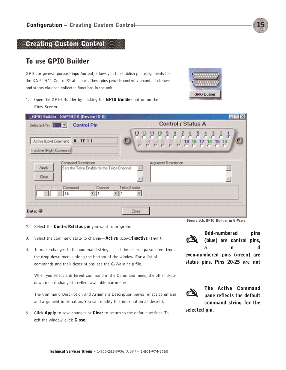 Creating custom control | ClearOne XAP TH2 User Manual | Page 19 / 60