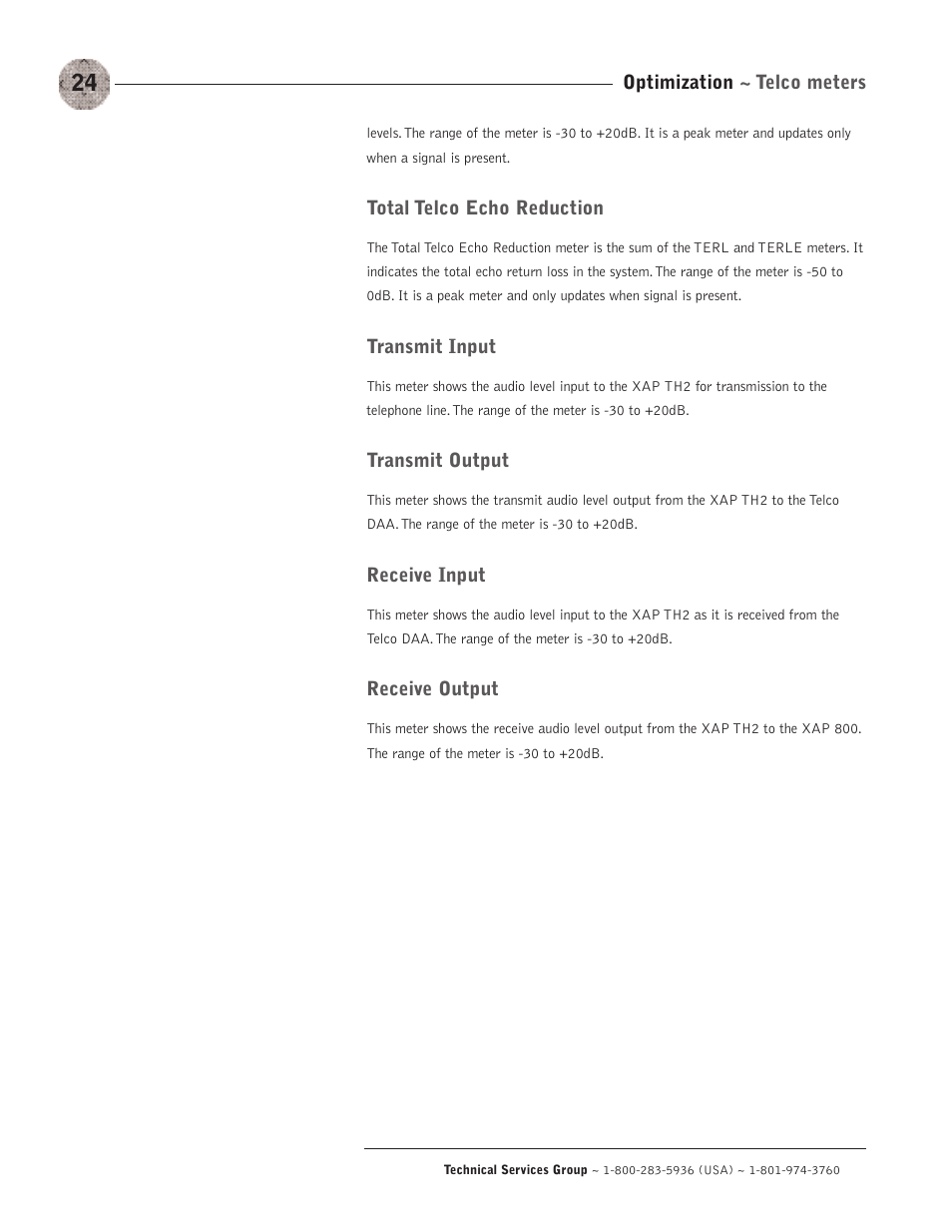 ClearOne XAP TH2 User Manual | Page 28 / 60