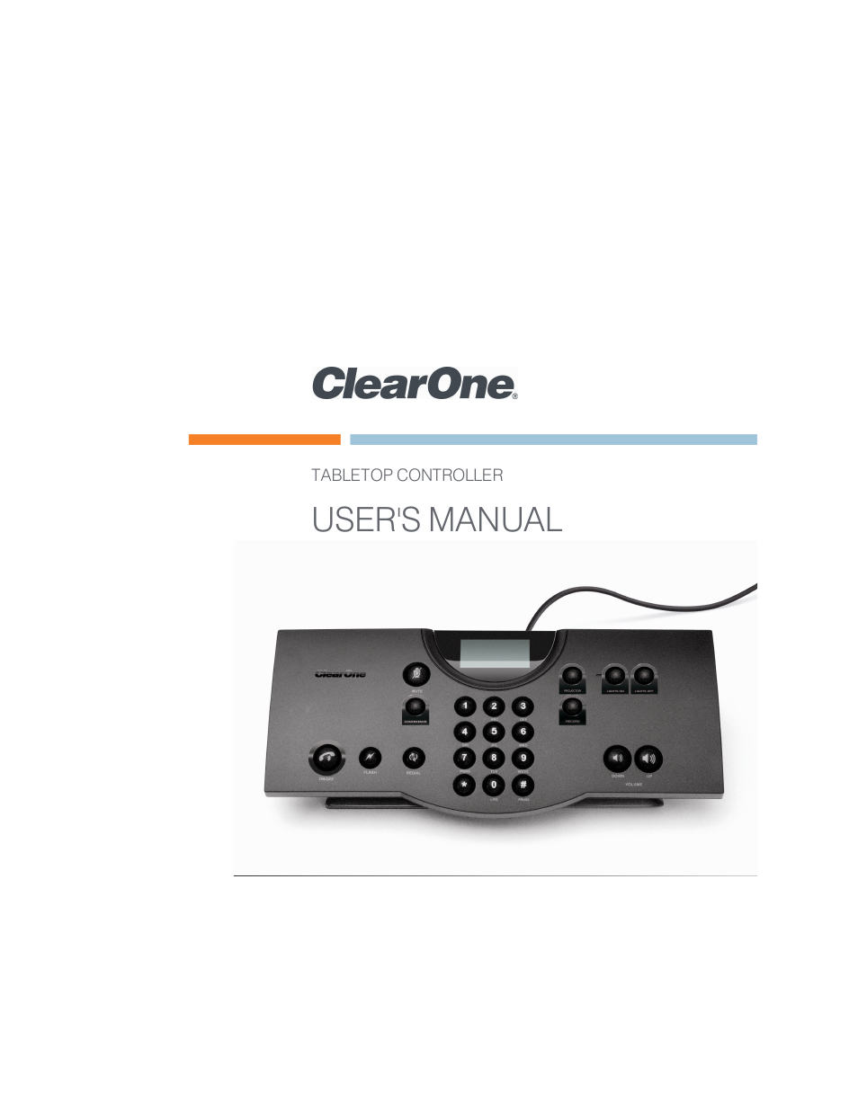 ClearOne Table Controller for XAP User Manual | 17 pages