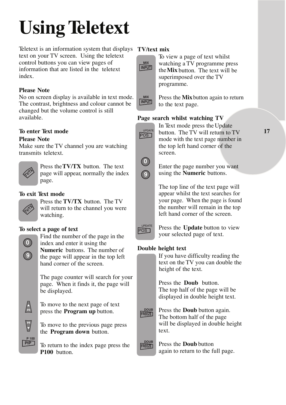 Using teletext | Beko NICAM STEREO User Manual | Page 18 / 26