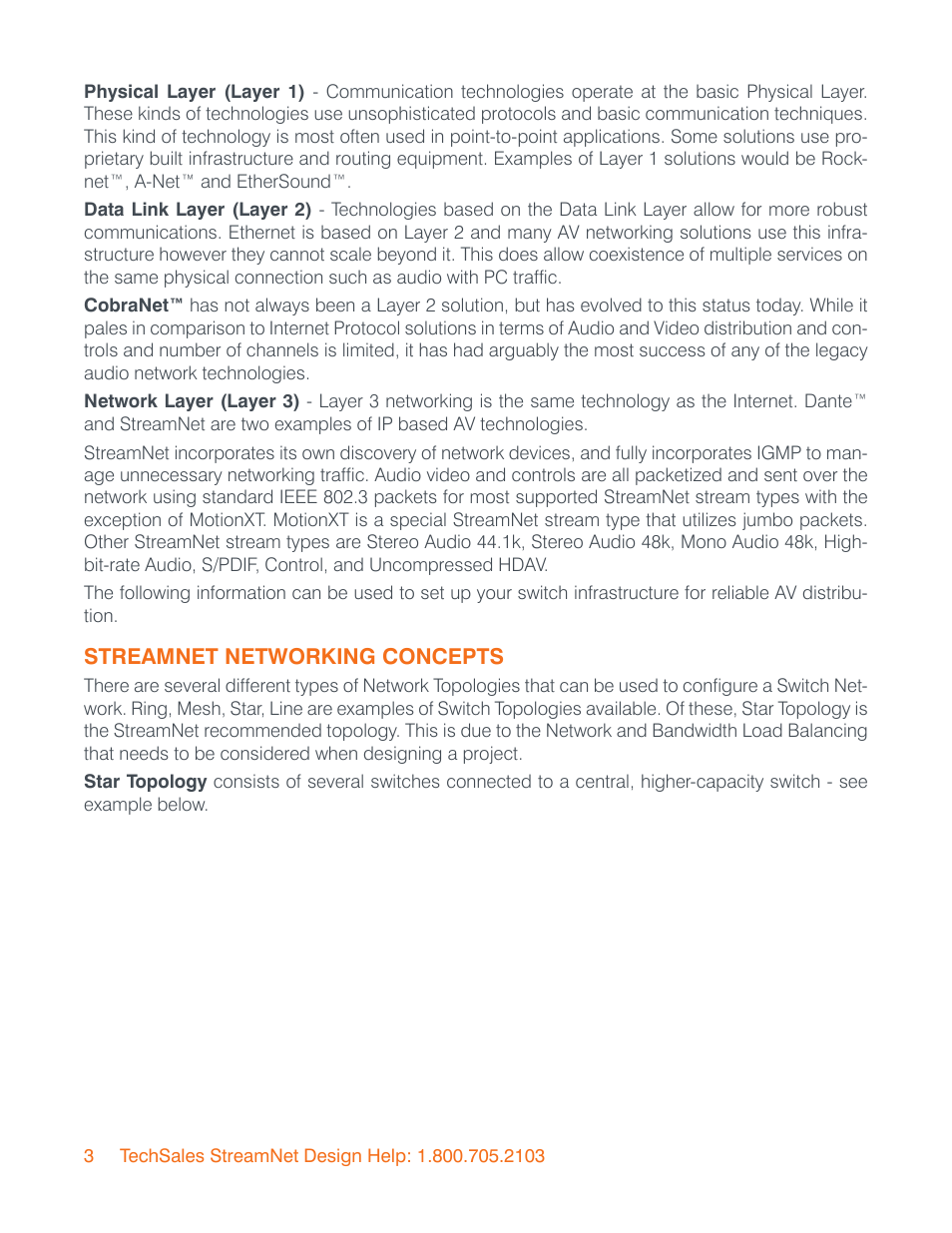 Streamnet networking concepts, Networking concepts | ClearOne StreamNet Infrastructure and Network User Manual | Page 6 / 22