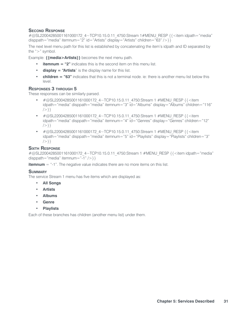 Summary | ClearOne StreamNet Integration User Manual | Page 37 / 55