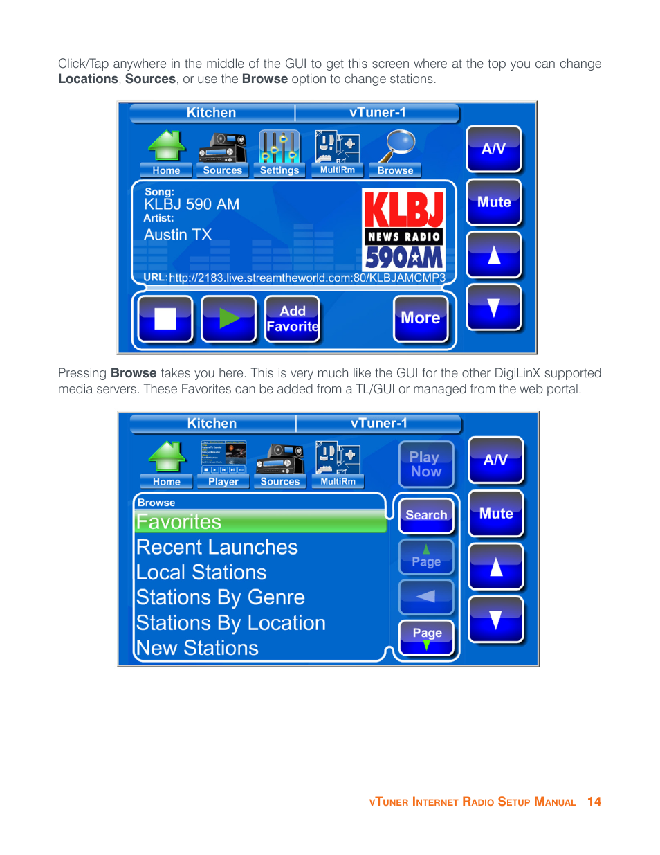 ClearOne StreamNet Internet Radio User Manual | Page 15 / 18