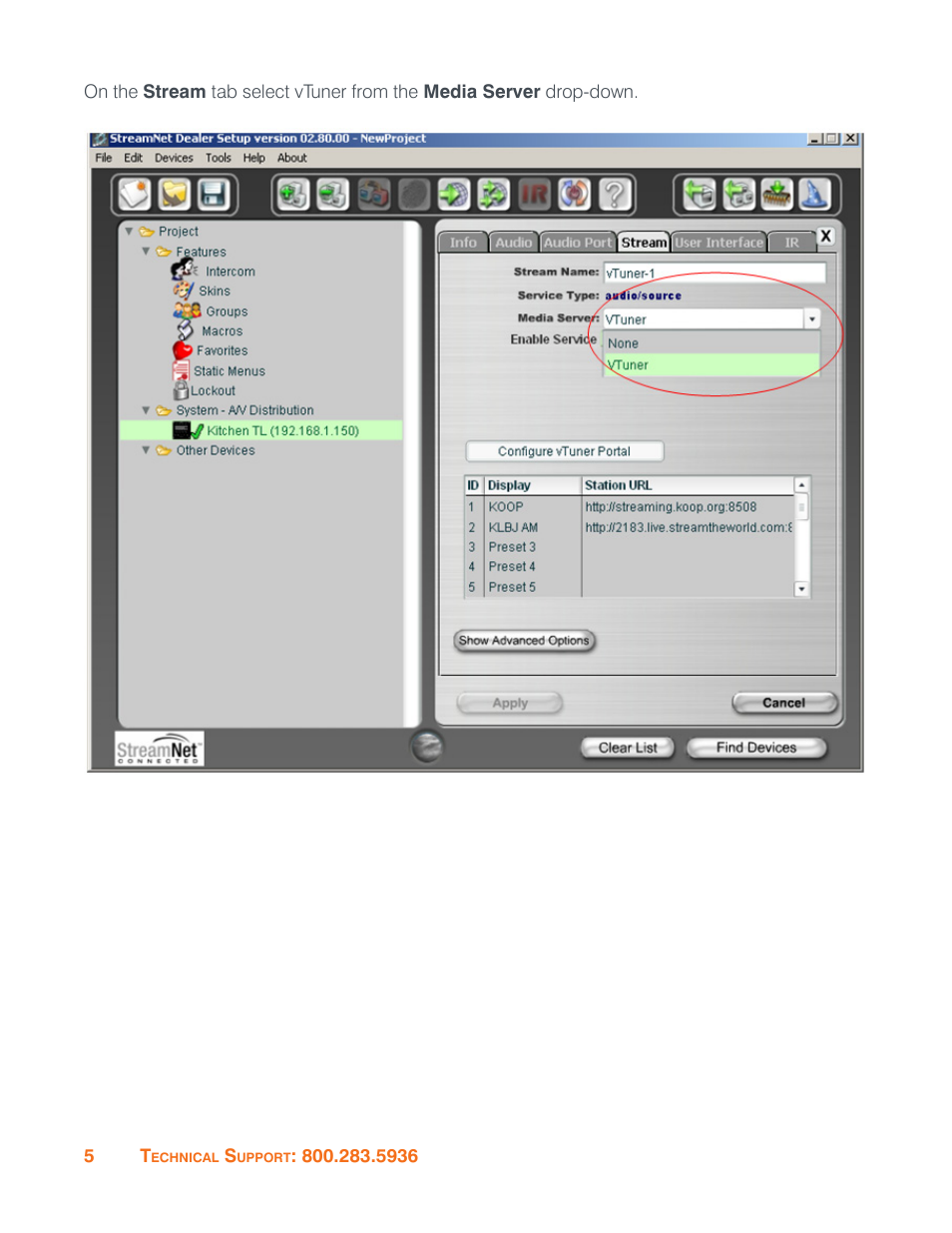 ClearOne StreamNet Internet Radio User Manual | Page 6 / 18