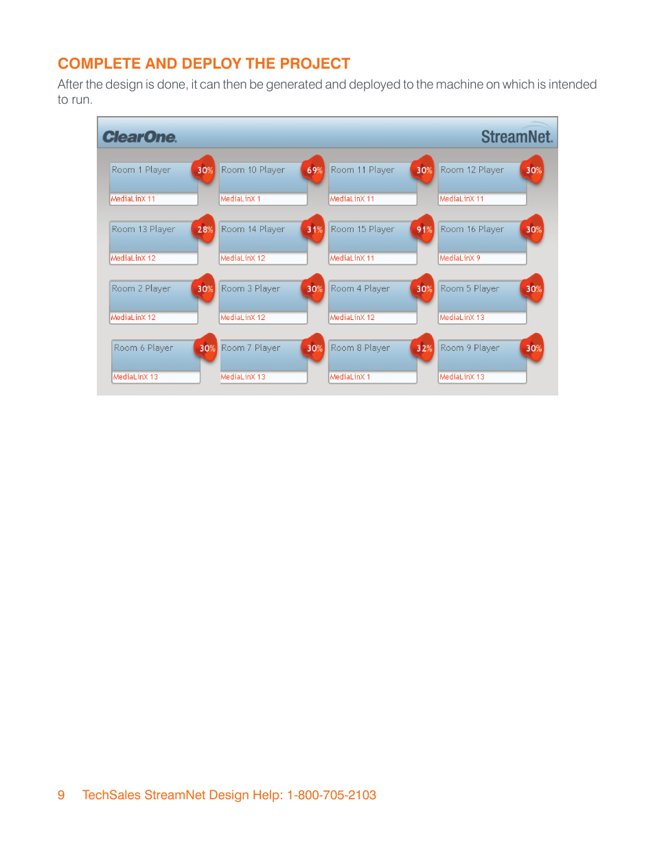 ClearOne StreamNet StarDraw Control User Manual | Page 12 / 13