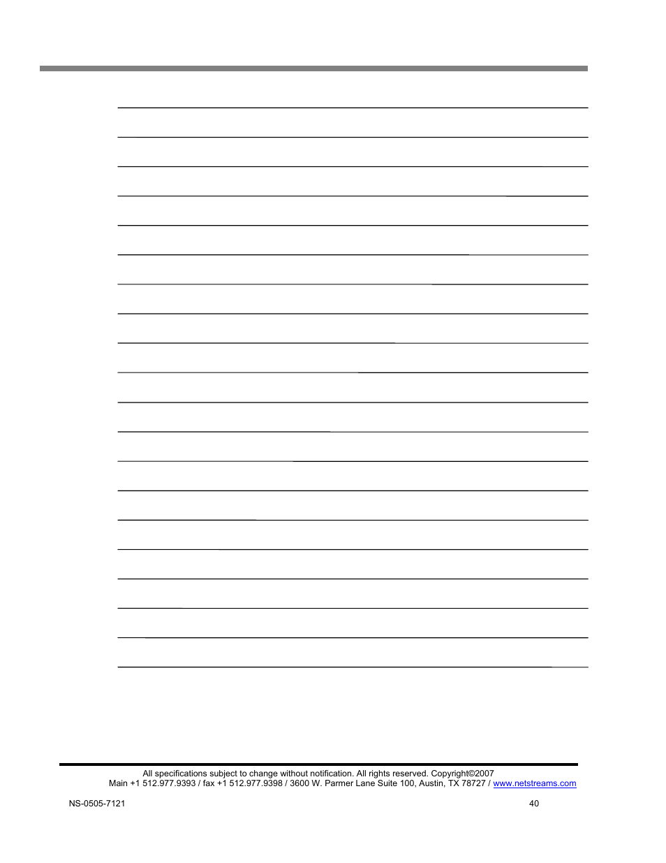 ClearOne MU5066 User Manual | Page 43 / 44