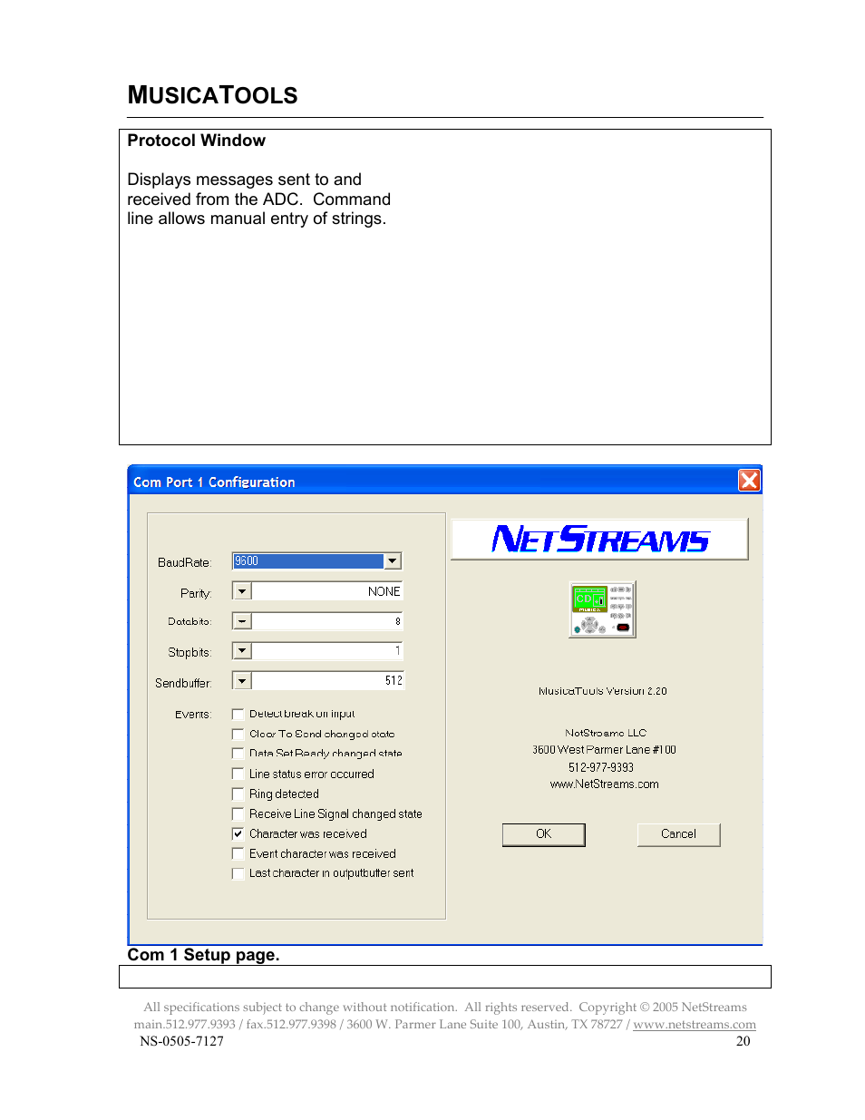 Usica, Ools | ClearOne NS-MU5066 User Manual | Page 20 / 24