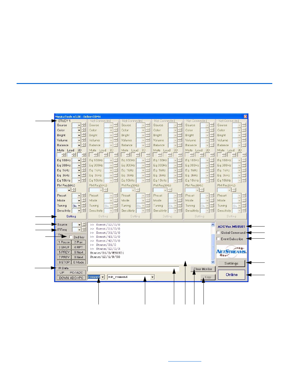 Musica tools interface | ClearOne Musica Tools User Manual | Page 19 / 30