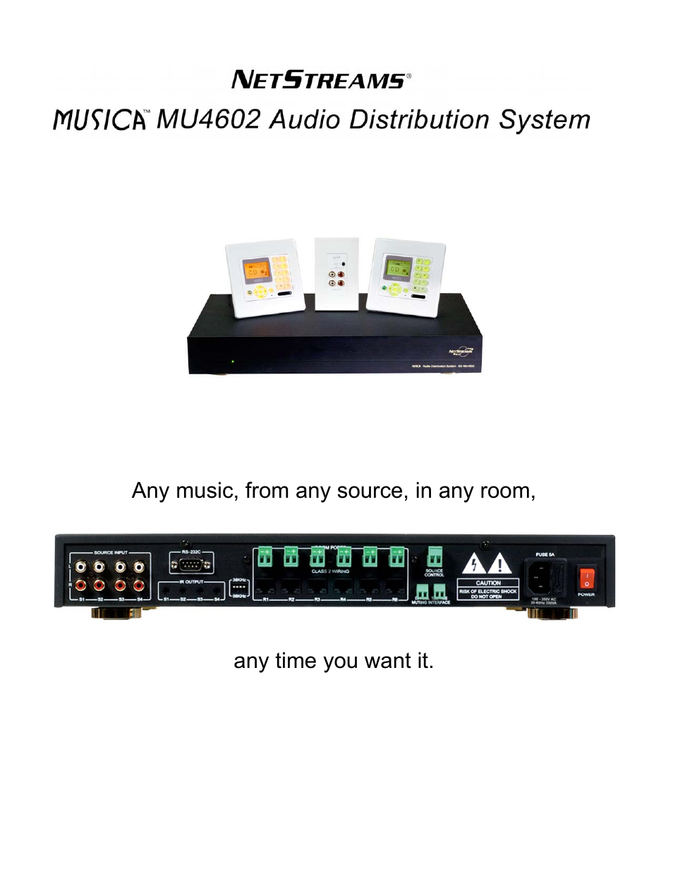 ClearOne MU4602 User Manual | Page 3 / 35