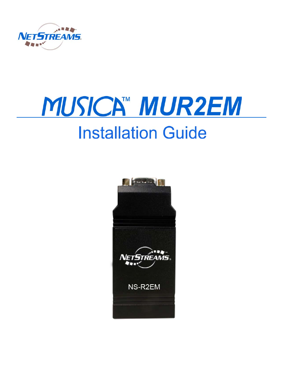 ClearOne MUR2EM Installation Guide User Manual | 20 pages