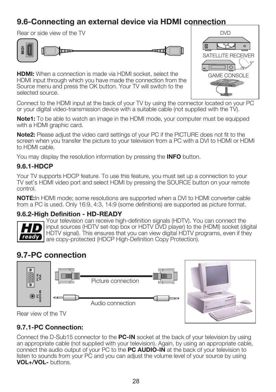 Beko 26WLZ530HID User Manual | Page 30 / 37