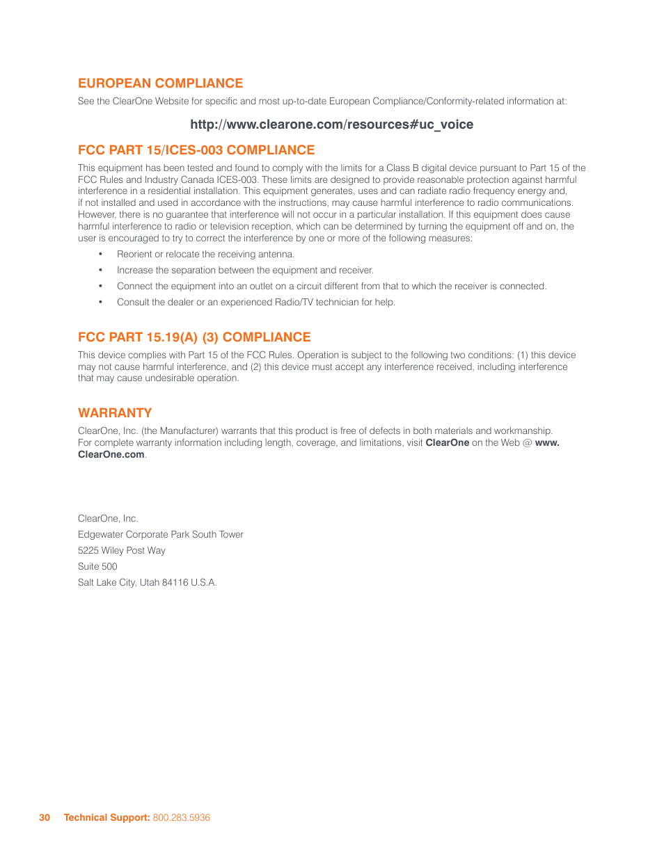 ClearOne CHAT 150 User Manual | Page 33 / 66