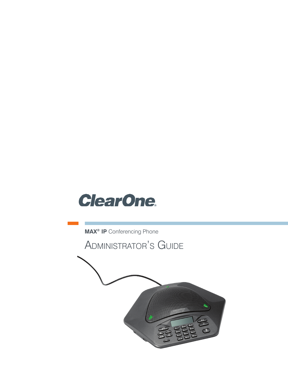 ClearOne MAX IP/MAXAttach IP User Manual | 39 pages