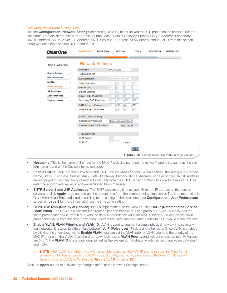 ClearOne MAX IP/MAXAttach IP User Manual | Page 23 / 39